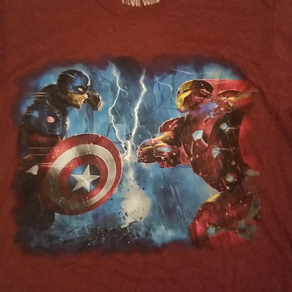 Marvel Civil War t-shirt - Picture 2 of 2
